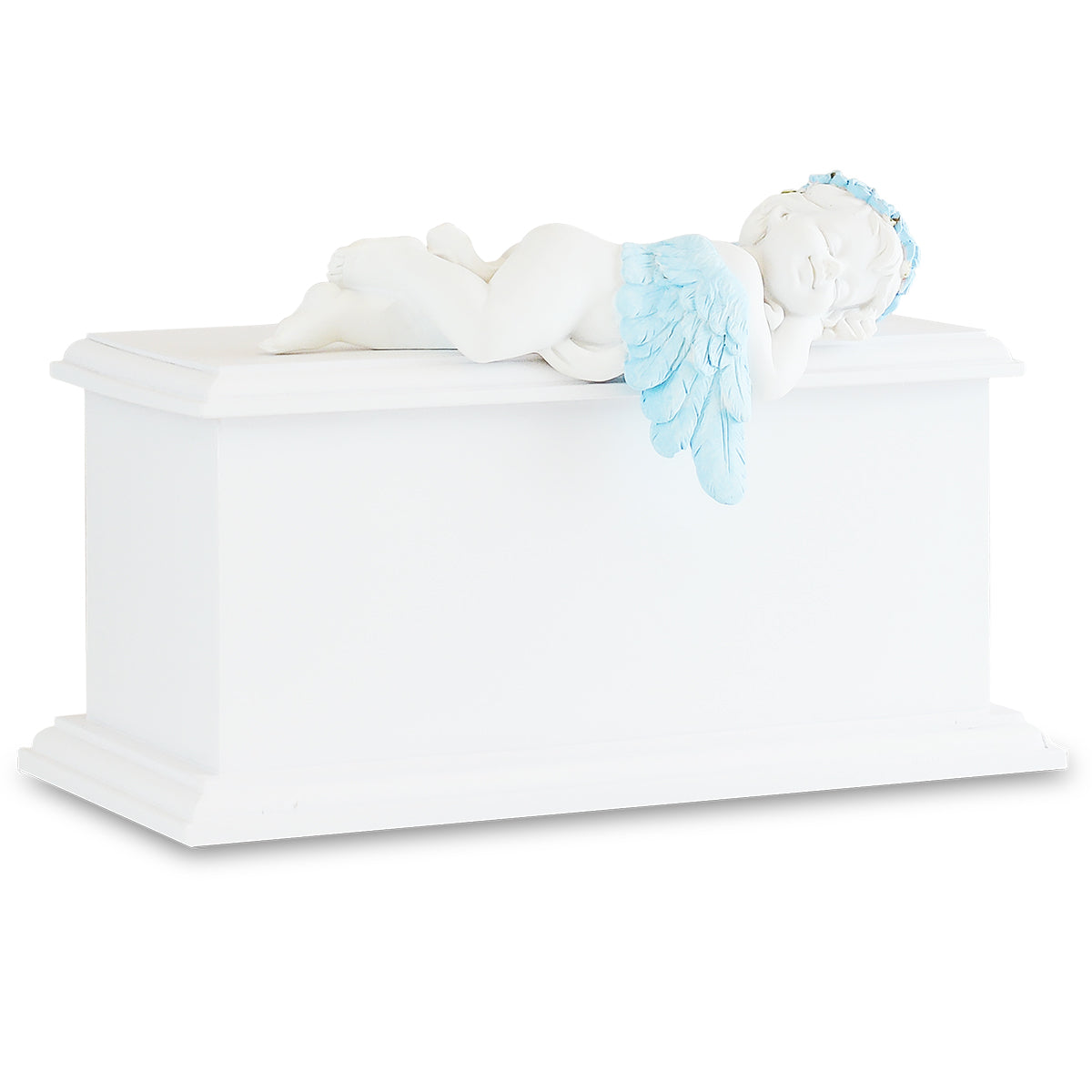 Blue Resting Angel Infant Urn