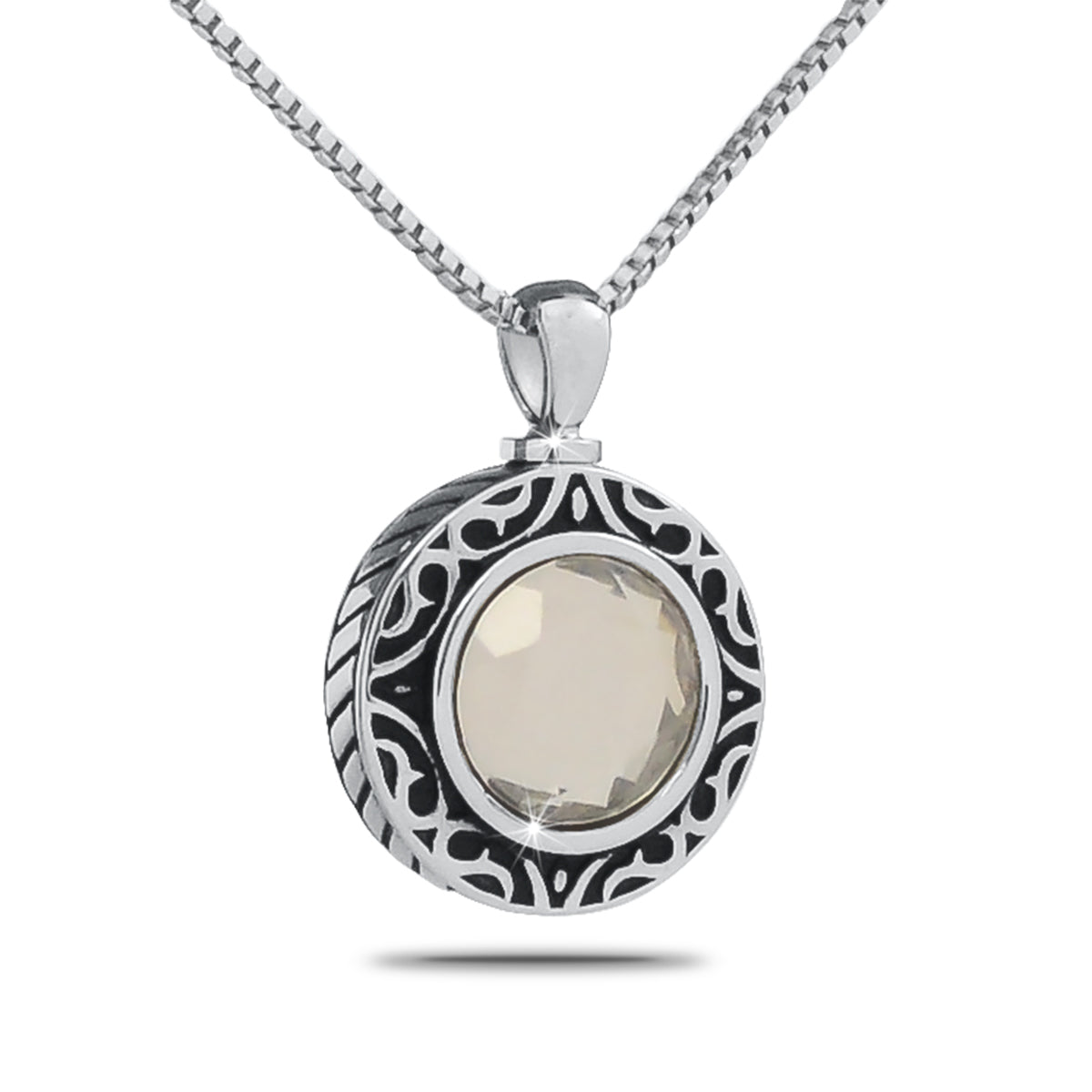 April White Silver Keepsake
